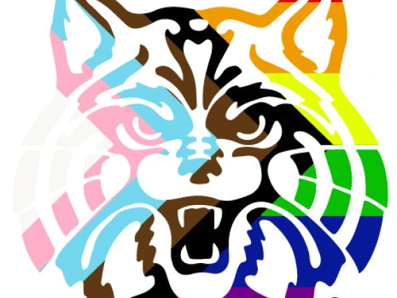 LGBTQ+ Wildcat Logo