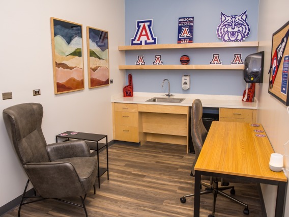 McKale Lactation Room, photo by Mike Christy