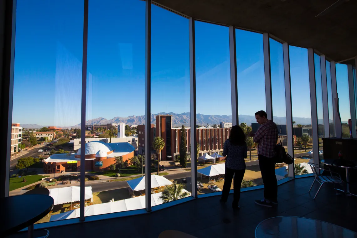 View from Optical Sciences Building